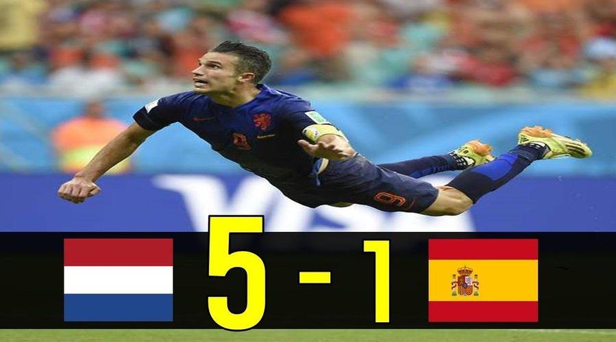 荷兰vs西班牙2014比分